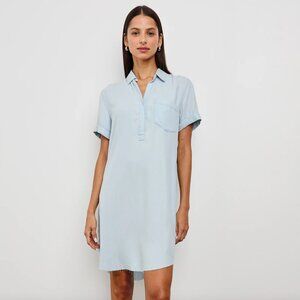 Rails Light Vintage Denim Chambray Valerie Dress Size Small